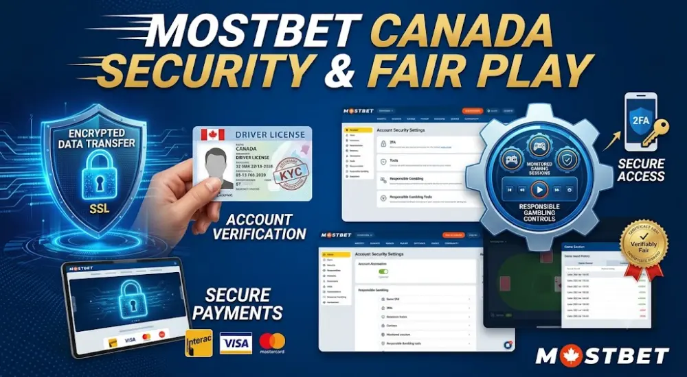 Mostbet Canada Security and Fair Play